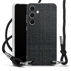 New Carry Case Transparent Stoff schwarz/silber