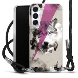 Carry Case Transparent Fabric black/silver