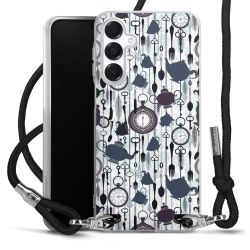 Carry Case Transparent Fabric black/silver