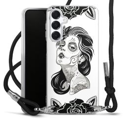 Carry Case Transparent Fabric black/silver