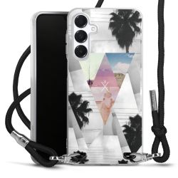 Carry Case Transparent Fabric black/silver