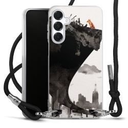 Carry Case Transparent Fabric black/silver