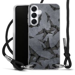 Carry Case Transparent Fabric black/silver