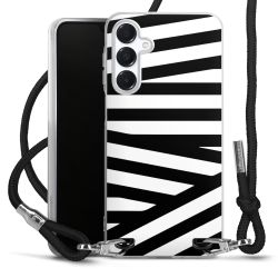 Carry Case Transparent Fabric black/silver