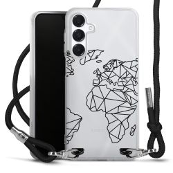 Carry Case Transparent Fabric black/silver