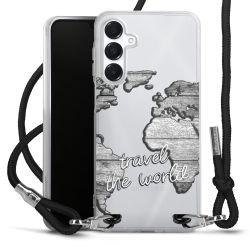 Carry Case Transparent Fabric black/silver