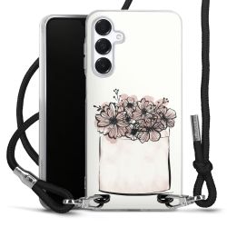 Carry Case Transparent Fabric black/silver