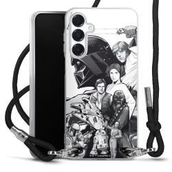 Carry Case Transparent Fabric black/silver