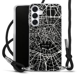 Carry Case Transparent Fabric black/silver