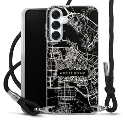 Carry Case Transparent Fabric black/silver