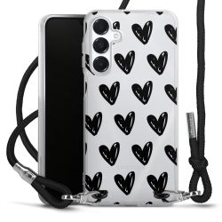 Carry Case Transparent Fabric black/silver