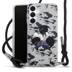 Carry Case Transparent Fabric black/silver