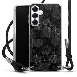 Carry Case Transparent Fabric black/silver