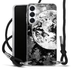 Carry Case Transparent Fabric black/silver