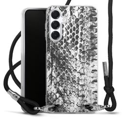 Carry Case Transparent Fabric black/silver