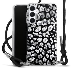 Carry Case Transparent Fabric black/silver