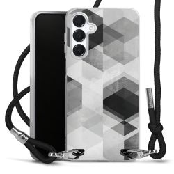 Carry Case Transparent Fabric black/silver