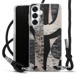 Carry Case Transparent Fabric black/silver