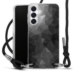 Carry Case Transparent Fabric black/silver