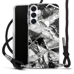 Carry Case Transparent Fabric black/silver