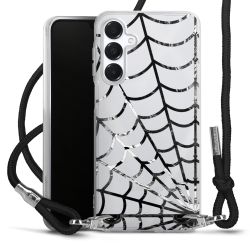 Carry Case Transparent Fabric black/silver