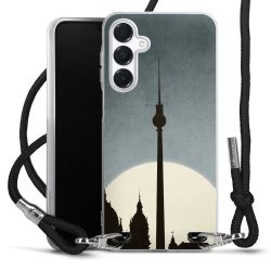 Carry Case Transparent Fabric black/silver