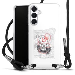 Carry Case Transparent Fabric black/silver