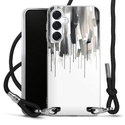 Carry Case Transparent Fabric black/silver