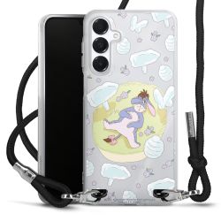 New Carry Case Transparent Stoff schwarz/silber