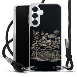 Carry Case Stoff schwarz/silber