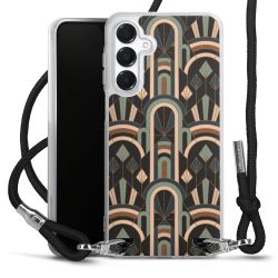 New Carry Case Transparent Stoff schwarz/silber