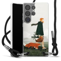 New Carry Case Transparent Stoff schwarz/silber