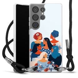 New Carry Case Transparent Stoff schwarz/silber