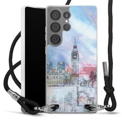 New Carry Case Transparent Stoff schwarz/silber