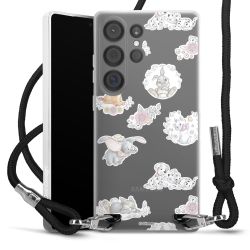 New Carry Case Transparent Stoff schwarz/silber