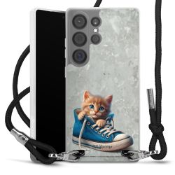 New Carry Case Transparent Stoff schwarz/silber