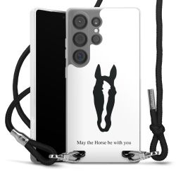 New Carry Case Transparent Stoff schwarz/silber