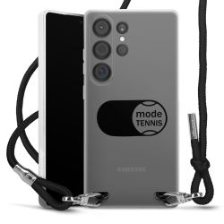 New Carry Case Transparent Stoff schwarz/silber