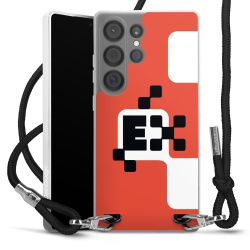 New Carry Case Transparent Stoff schwarz/silber