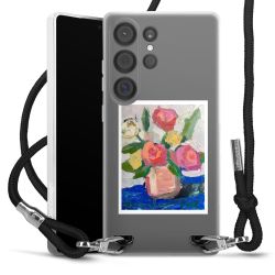 New Carry Case Transparent Stoff schwarz/silber