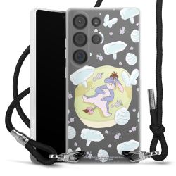 New Carry Case Transparent Stoff schwarz/silber