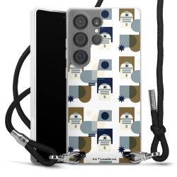 New Carry Case Transparent Stoff schwarz/silber