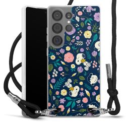 New Carry Case Transparent Stoff schwarz/silber