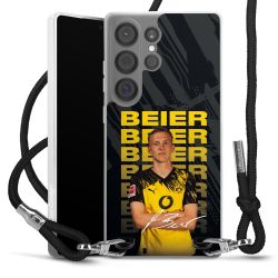 New Carry Case Transparent Stoff schwarz/silber