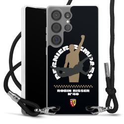 New Carry Case Transparent Stoff schwarz/silber