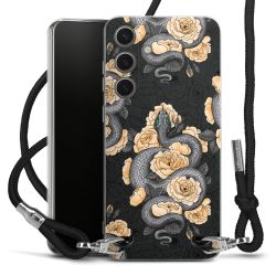 New Carry Case Transparent Stoff schwarz/silber