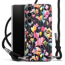 New Carry Case Transparent Stoff schwarz/silber