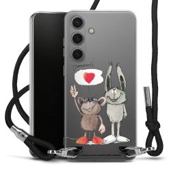 New Carry Case Transparent Stoff schwarz/silber