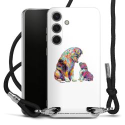 New Carry Case Transparent Stoff schwarz/silber