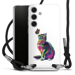 New Carry Case Transparent Stoff schwarz/silber